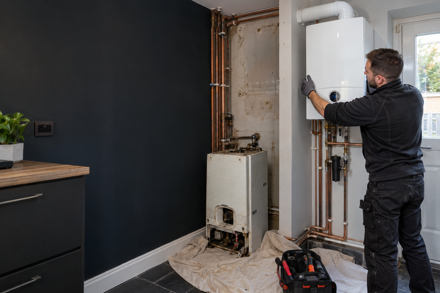 Boiler Installation carried out by a qualified heating engineer
