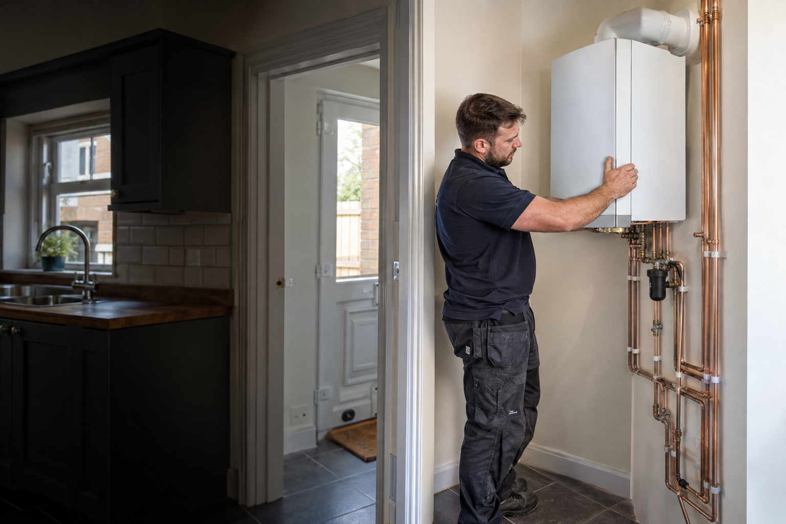 Boiler Relocation carried out by a qualified heating engineer