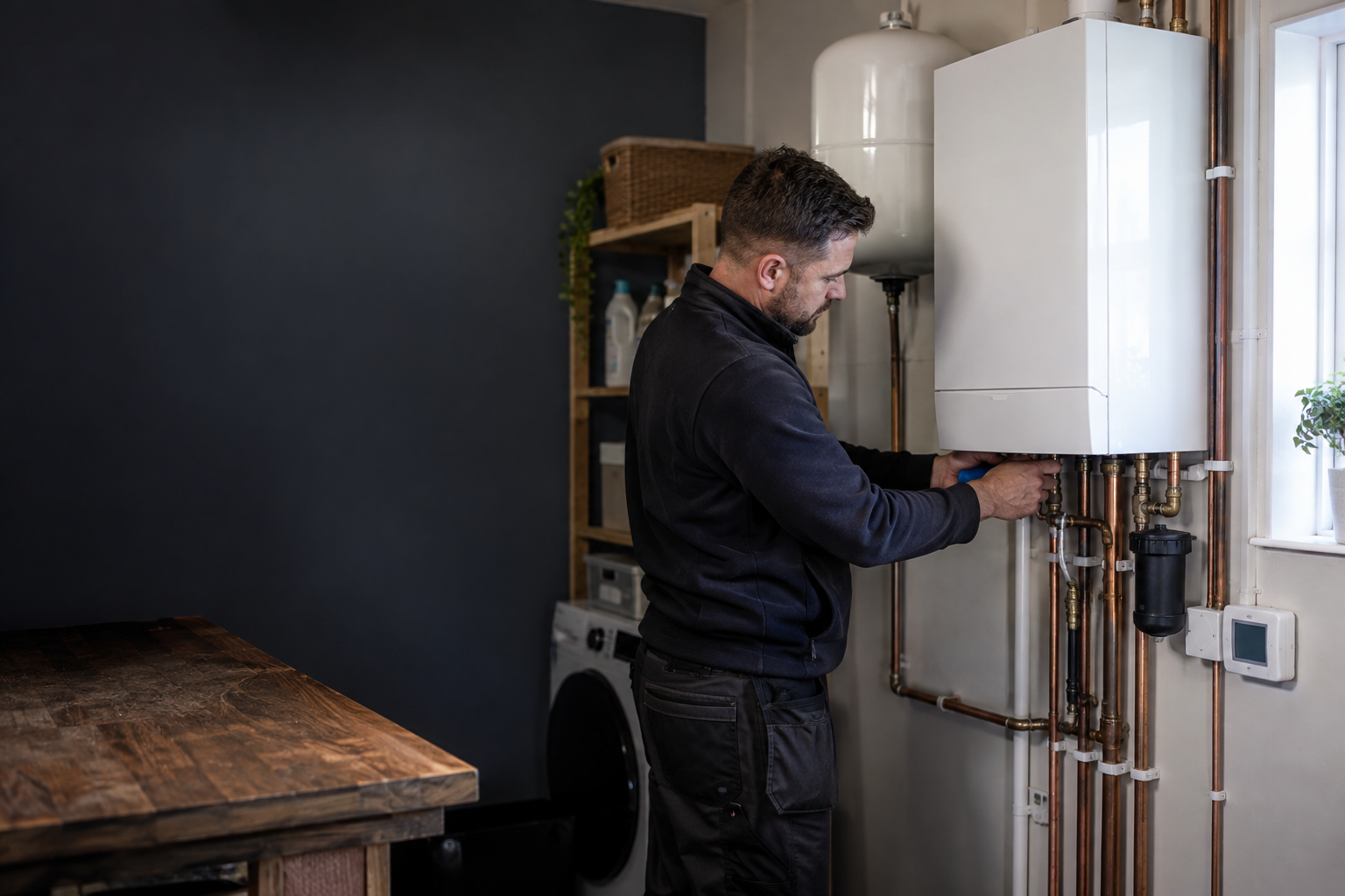 Boiler Upgrade carried out by a qualified heating engineer