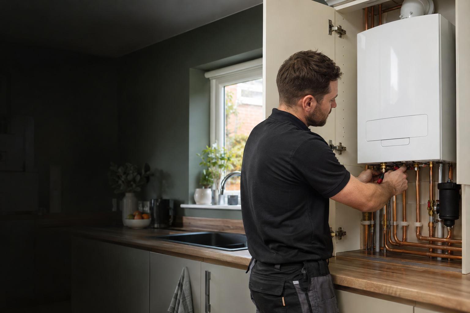 Combi Boiler Replacement carried out by a qualified heating engineer