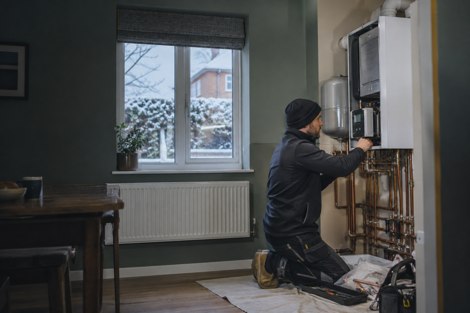 Emergency Boiler Replacement carried out by a qualified heating engineer
