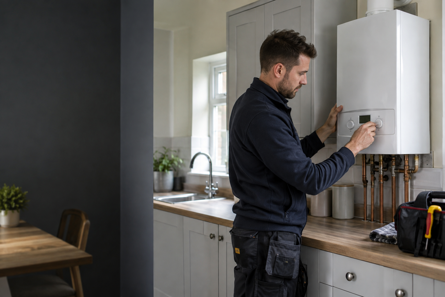 Landlord Boiler Replacement carried out by a qualified heating engineer